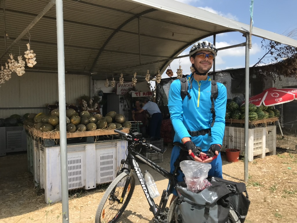 Mercado de verduras al paso. Vila Franca da Xira