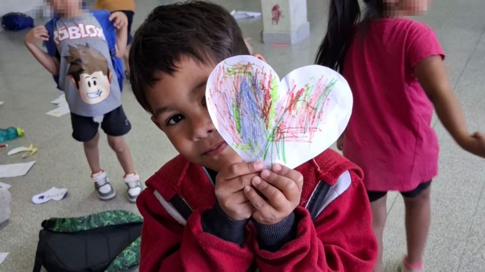 Ángel López, en el jardín